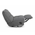 drift recliner in grey upholstery floor