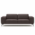 manhattan sofa in brown top grain leather new