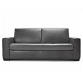sofi sofabed in grey top grain leather new