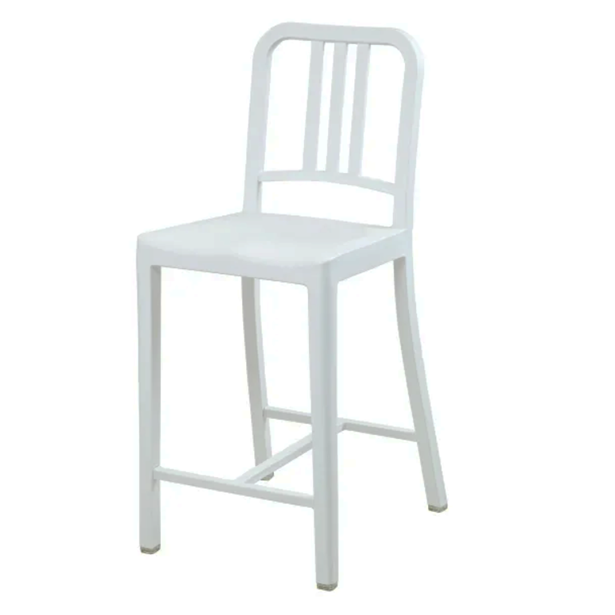 capri dining chair, 2-pack in white polypropylene new