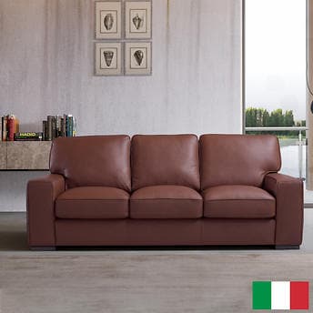 Aria Top-grain Leather Living Room Set
