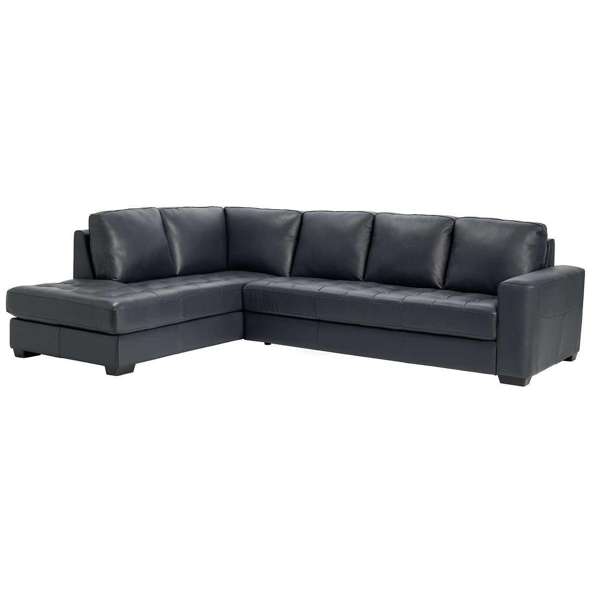 BE7432/BE7361 Modern 2-piece Top Grain Leather Sectional
