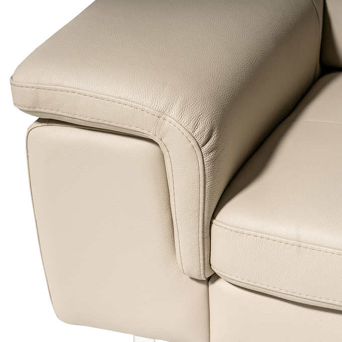 Emma 2-piece Top Grain Leather Sectional