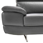 Florida Contemporary Top Grain Leather Sectional