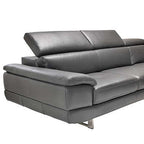 Florida Contemporary Top Grain Leather Sectional