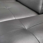 Florida Contemporary Top Grain Leather Sectional