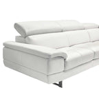Florida Contemporary Top Grain Leather Sectional