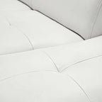 Florida Contemporary Top Grain Leather Sectional